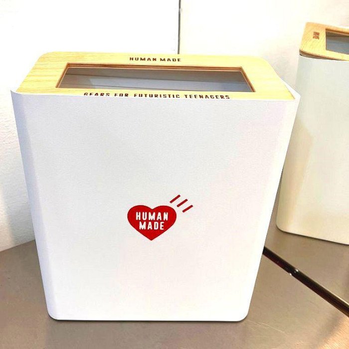 BLACK全新HUMAN MADE金屬製重量級TISSUE BOX面紙盒/衛生紙盒