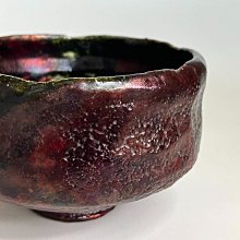 嚴選日本加藤石春樂燒立田錦抹茶碗，獨創精美釉面，蛤蜊光流彩奪目口徑