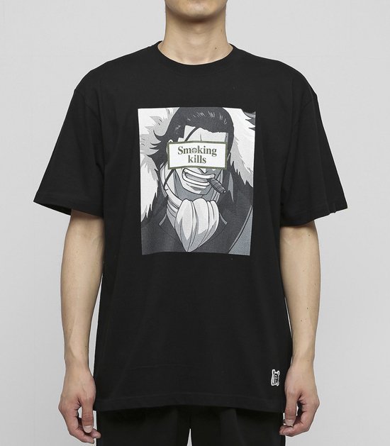 L FR2×ONE PIECE Smoking Kills クロコダイル ロンT One Piece x #FR2