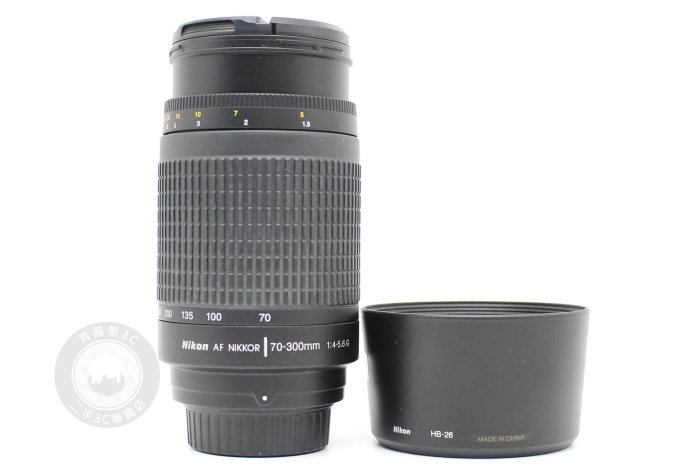【高雄青蘋果3C】NIKON AF NIKKOR 70-300MM F4-5.6 G 二手鏡頭#87818
