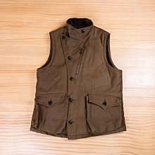 8/4(一)結標【FREEWHEELERS】二手良品《40(L)》自由輪經典 AVIATOR VEST 阿凡達背心 一元起標