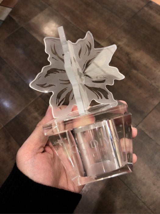 Godiva限量 水晶收納盒 聖誕禮物 交換禮物 千元聖誕禮物 聖誕樹 聖誕紅 水晶玻璃 水晶飾品 聖誕禮物 歌帝梵 水晶禮盒 限量 聖誕水晶 水晶球 水晶擺飾