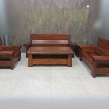 新竹二手家具◎百豐悅二手傢俱-二手 沙發 1+2+3+大小茶几沙發組 實木沙發椅 客廳沙發組 台中二手家具 大湖2手傢俱