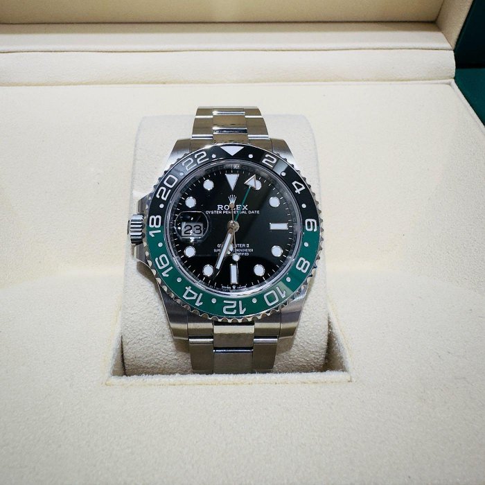 【JD高雄德興店】ROLEX 勞力士 GMT 兩地時間 126720 雪碧圈 三版款 2023年