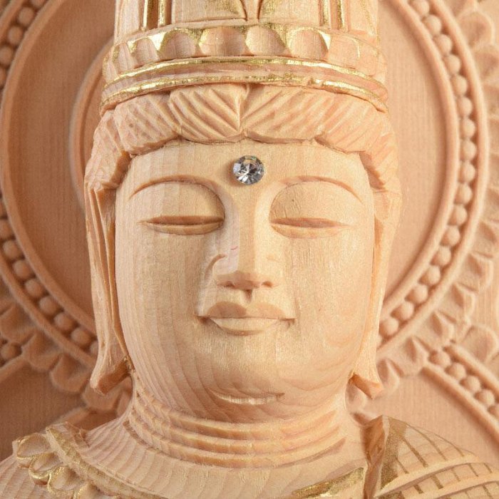 仏教美術檜彫刻大日如來像仏像華鬘臺C8862 | Yahoo拍賣