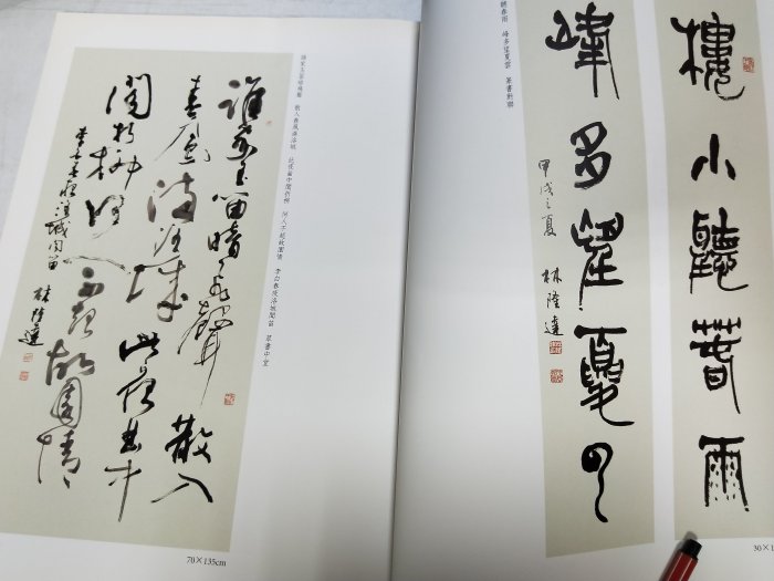 昀嫣二手書泥舟墨痕林隆達書法作品集林隆達鈐印簽贈本台中市立文化中心