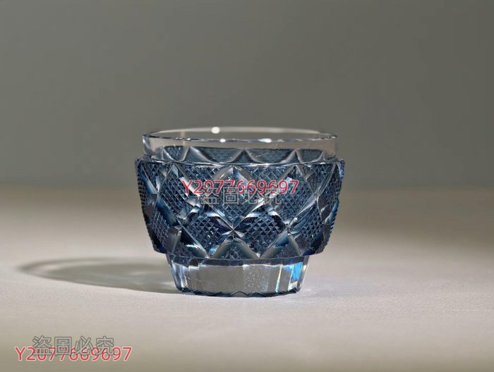 薩摩切子冷酒杯松浦正行復刻稀少藏魚子紋全品保存在銘高4cm徑5cm 相關