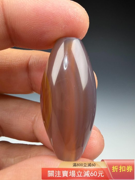 天然眼睛石天珠瑪瑙吊墜勒子007 尺寸3818mm 古玩瑪瑙把件二手1400 