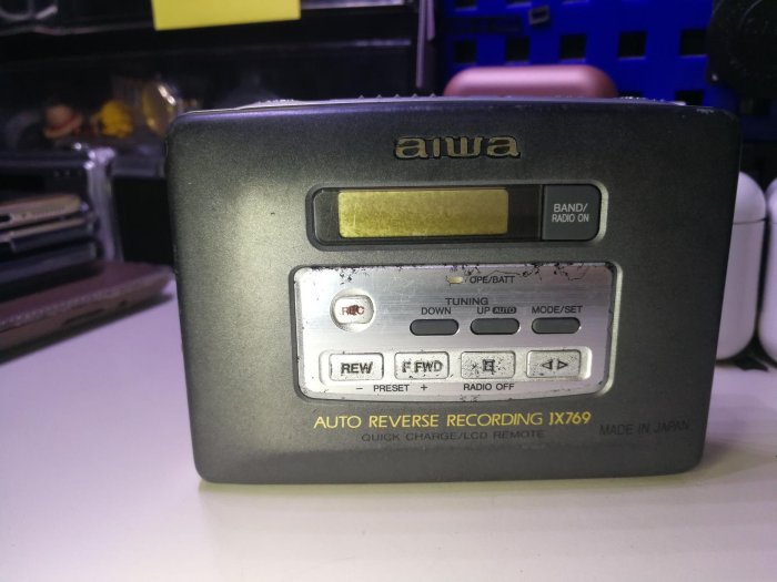 拾荒者 古早 愛華 aiwa JX769 卡帶 收音機 隨身聽