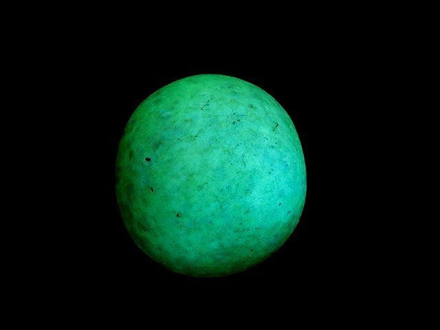 金王記拍寶網】(學4) A272 原石皮夜明珠夜光石帶皮夜光石球一顆罕見