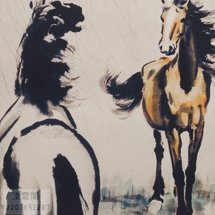 悲鴻 馬 徐悲鴻 奔馬| Xu Beihong, Galloping Horse | Fine Chinese