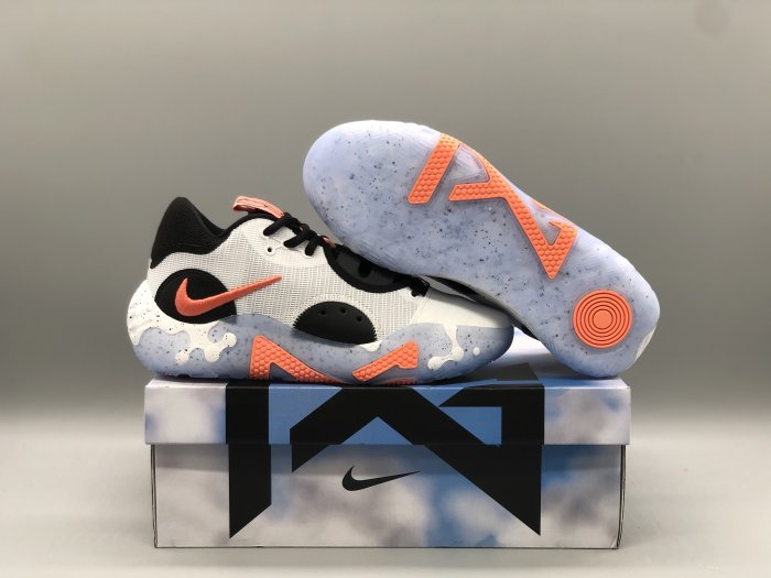 輕質柔軟舒適腳感NIKE PG 6 EP FLUORO XDR 白黑橘DH8447-100 | Yahoo拍賣