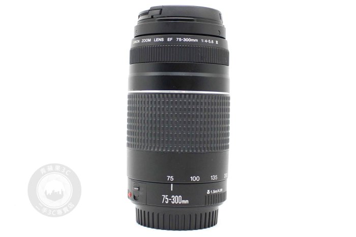 【台南橙市3C】Canon EF 75-300mm f4-5.6 III 二手鏡頭 全片幅 望遠鏡 #94638