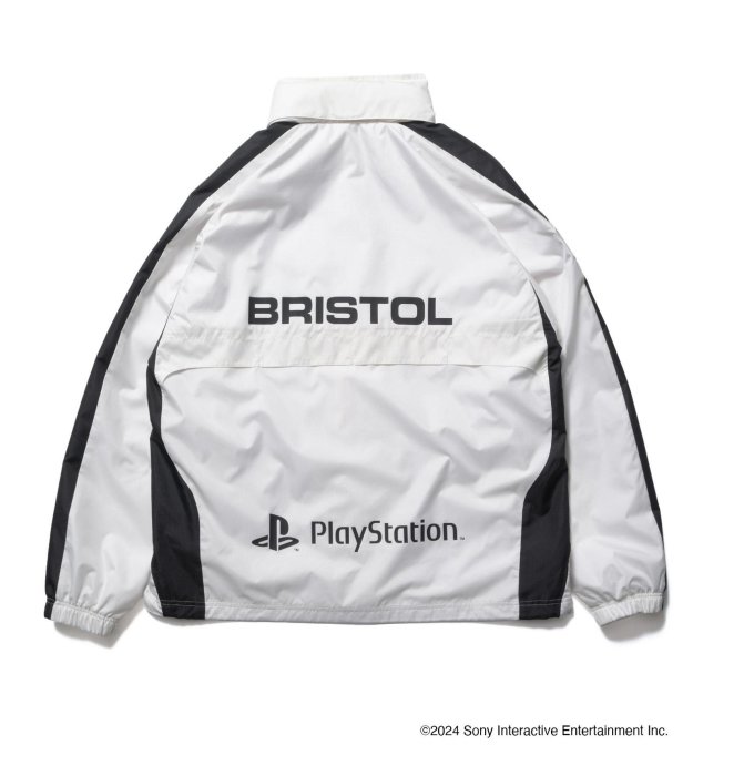 F.C.Real Bristol WARM UP JACKET PS PlayStation聯名款夾克外套。太陽