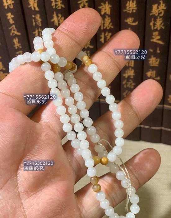 中古 和田玉籽料 随形玉珠項鏈 ロングネックレス 玉連 中国玉器 CL0210 新疆和田玉籽料圓珠項鏈此料選自新疆和田子料雕刻而成，油性一級，雕工