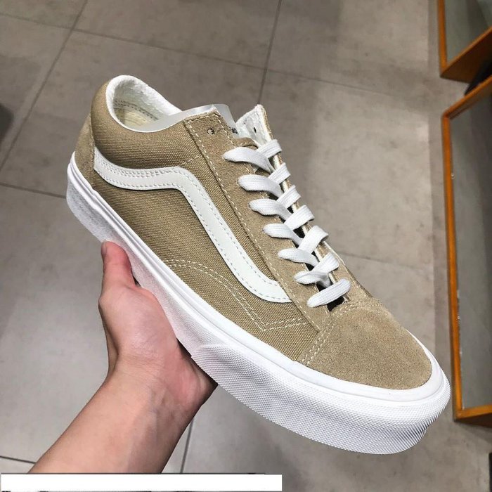 【Hot】 Vans Style 36 Old Skool GD 權志龍 麂皮 帆布鞋 奶茶色 奶茶 男女鞋