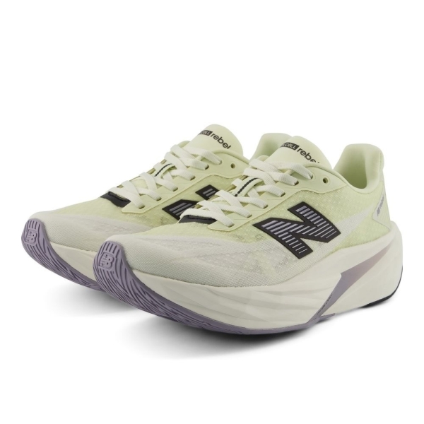 NEW BALANCE FuelCell 透氣 厚底 慢跑鞋 女性 綠黃色 D楦 WFCX8UV
