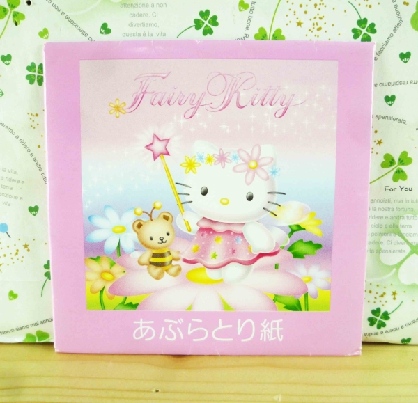 【震撼精品百貨】Hello Kitty 凱蒂貓-KITTY吸油麵紙-花仙子圖案