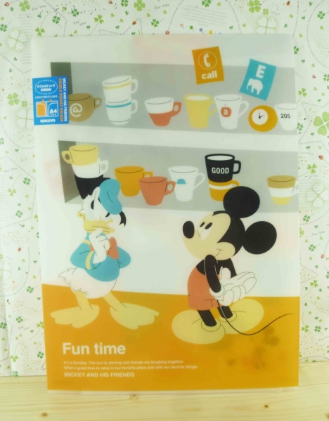 【震撼精品百貨】Micky Mouse 米奇/米妮 ~分類掀開夾-Fun Time
