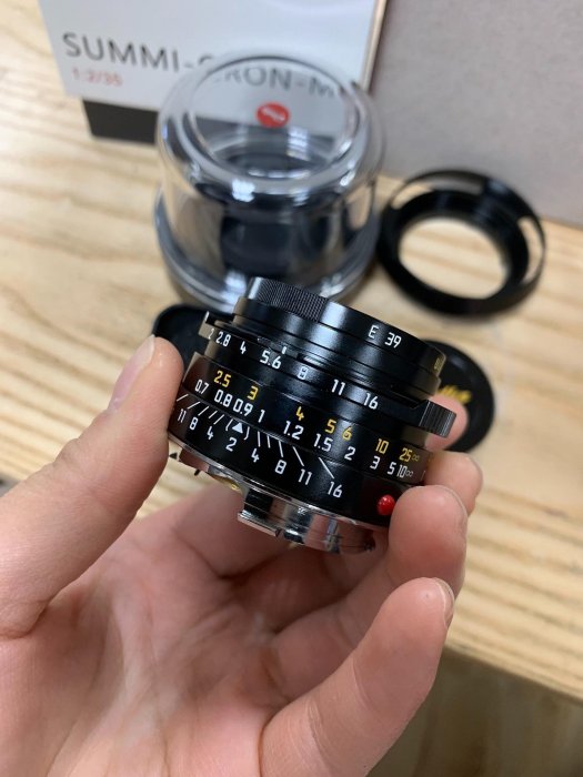 曼德勒mandler 35 2 七枚玉復刻黑漆鏡頭幾乎全新成色全包裝各項功能