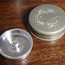 儲茶之皿慶鐘堂造古錫茶罐/茶入/茶葉罐(高8.6cm) | Yahoo拍賣