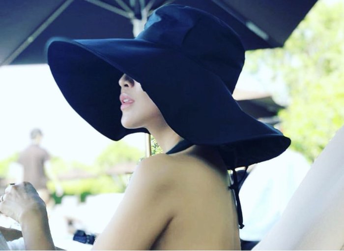 全新日本SUN BARRIER 100 完全遮光帽超大檐帽黑色| Yahoo拍賣