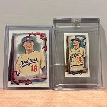 2026 Topps 山本由伸 影像變化版菸草卡SSP+普卡 二張一起賣 值得收藏 Allen & Ginter Yoshinobu Yamamoto