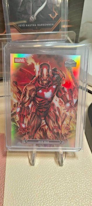 2026 Topps Chrome Marvel Comics #FF-22 Iron Man Fanfare SP