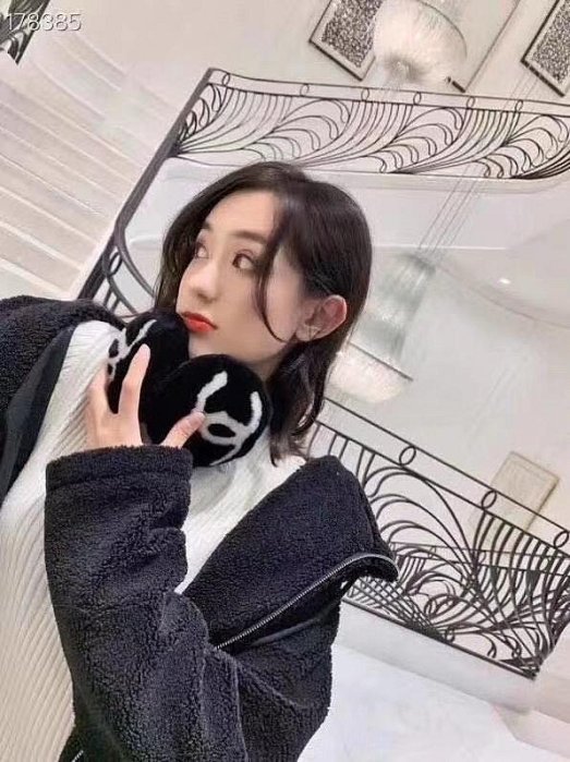 Chanel vintage 中古 毛茸茸 耳罩