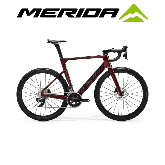 ~騎車趣~MERIDA REACTO 7000碳纖維公路車 SRAM rival功率計 碳纖維輪組