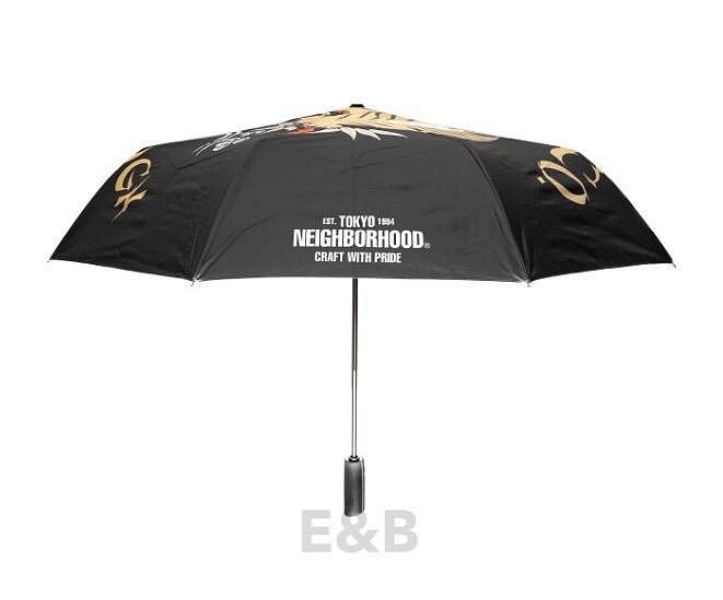 全新NEIGHBORHOOD 24SS TIGERPRINT FOLDING UMBRELLA 傘老虎摺疊傘