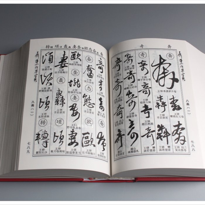 禾洛書屋】 王鐸傅山行草字典(吉林文史出版社)書法字典/行書字典/草書