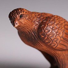 木製 提物 根付 在銘 玉松 鷹 タカ 鳥 彫刻 木彫り【MB303】 鷹根付玉松有銘木製提物雕刻| Yahoo拍賣