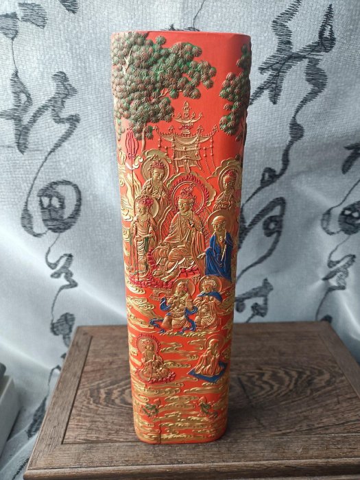 嚴選八十年代徽歙程君房特細水飛朱砂墨，品相如圖，適合收藏與使用80