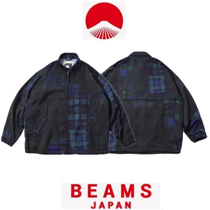 現貨熱銷-BEAMS JAPAN SSZ 教練夾克外套限定尼龍日系休閑21S男 滿千免運