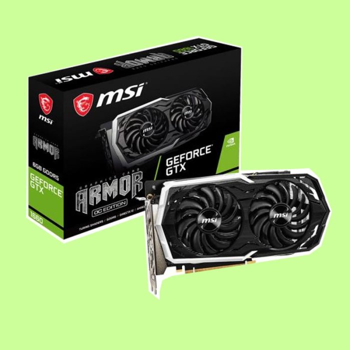 5Cgo【捷元】微星MSI GTX 1660TI ARMOR 6G OC PCI-E顯示卡  一年保固
