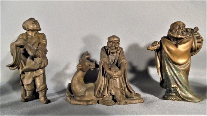 銅雕~ 十八羅漢(18件.大)《廉售免議.直購莫追.等降調升》 | Yahoo拍賣