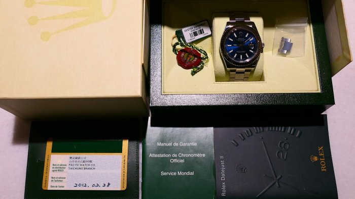 【美好時光】盒單全ROLEX 勞力士116334大型款Datejust ( 116234 126334參考)