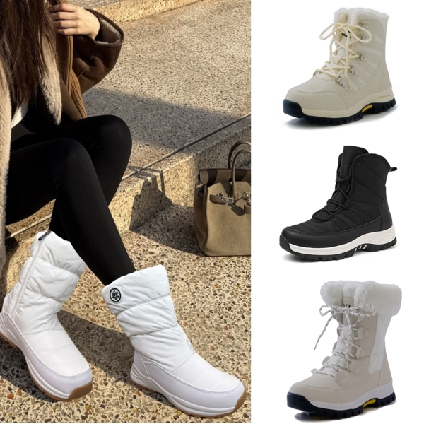 【現貨】禦寒保暖防潑水中筒雪靴(多款任選)＊an.an