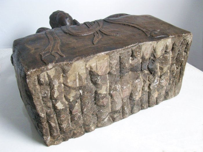 ZEN CASA】老件如意輪觀音菩薩*水月觀音*混合媒材雕塑| Yahoo拍賣