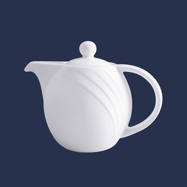 CK全國瓷器】瓷壺系列-球型磁壺1230mL 咖啡壺花茶壺茶壺茶具陶瓷茶壺