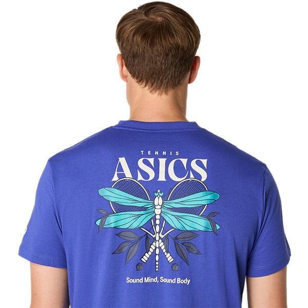 【曼森體育】ASICS 亞瑟士 短袖上衣 男款 海外版 網球上衣 2041A351 三種顏色