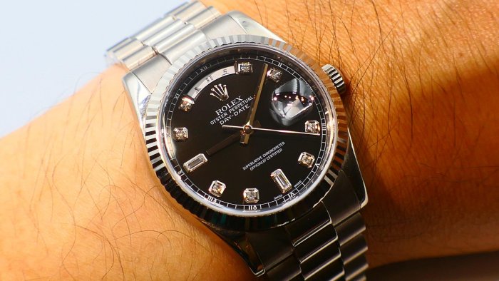 【美好時光】ROLEX勞力士 118239原裝黑面十鑽(大顆鑽石)釋出!單錶一只RSC驗證完成( 18239 128239參考)