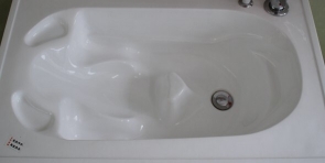 【麗室衛浴】BATHTUB WORLD H-089/H-089A 小人物迷你壓克力造型崁入浴缸 product image 1