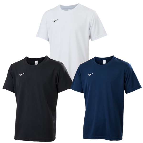 Mizuno 美津濃 防曬短袖上衣 男裝 排汗 台灣製 白/黑/深藍【運動世界】32TAYA0301/32TAYA0309/32TAYA0314