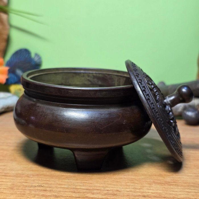笑一笑】銅雕--飛雲閣龍吐珠三足香爐重528g#c區1-2mp | Yahoo拍賣