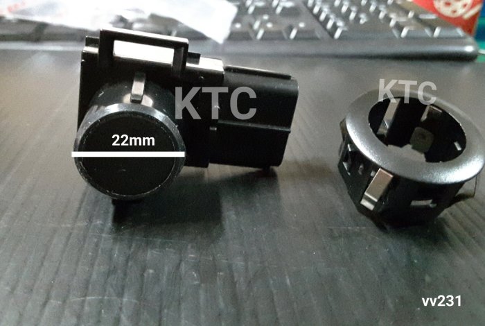 -KTC-  22mm 豐田ALTIS CAMRY 倒車雷達眼睛 YARIS倒車雷達電眼 高雄市可自取
