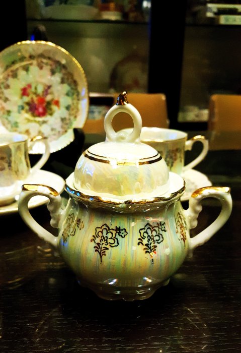 日本Seyei Chinaセーエー陶器咖啡杯具組與糖罐| Yahoo拍賣