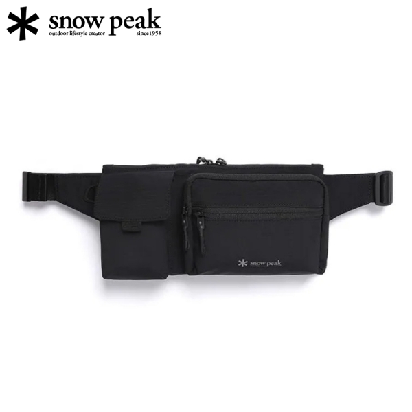 【Snow Peak (韓系) 日本 Dual Tech 腰包《黑》】S25ZUFBG32/側背包/胸前包/證件包/零錢包/臀包