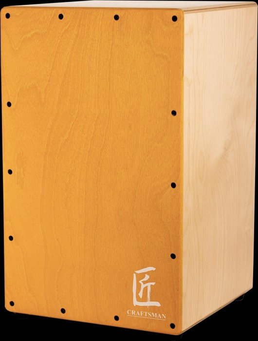 立昇樂器全新匠橘色木箱鼓CRAFTSMAN C-CJ1G 小鼓響線台灣製Cajon 初學